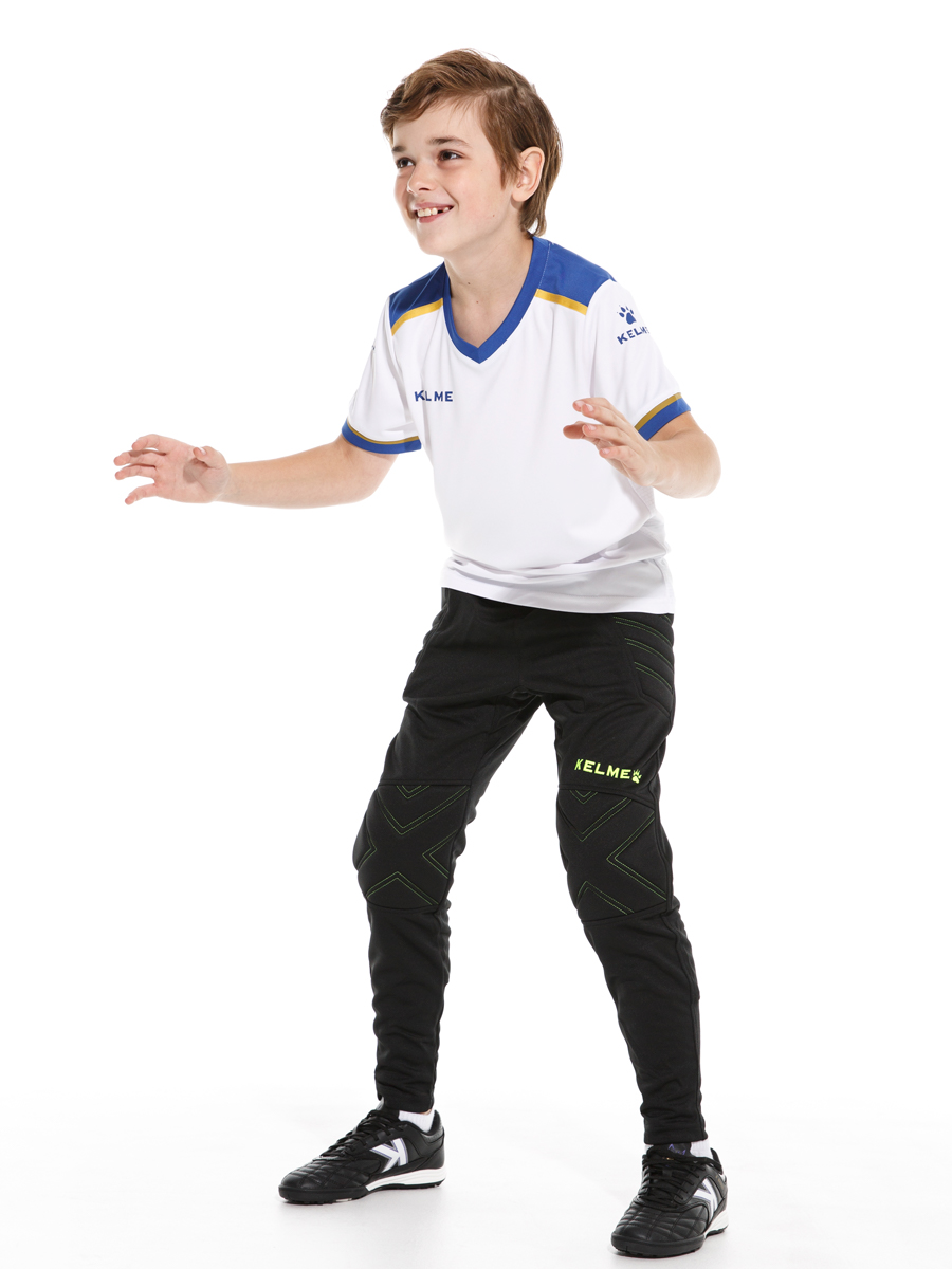 Брюки футбольные Kelme Goalkeeper Pants Kid / K15Z408LC-010 (черный, р.160) — фото 4