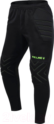 Брюки футбольные Kelme Goalkeeper Pants Kid / K15Z408LC-010 (черный, р.160)