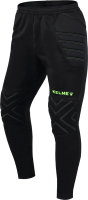 Брюки футбольные Kelme Goalkeeper Pants Kid / K15Z408LC-010 (черный, р.140) - 