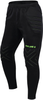 Брюки футбольные Kelme Goalkeeper Pants Kid / K15Z408LC-010 (черный, р.150) - 
