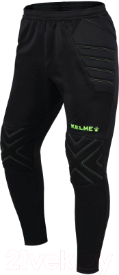 Брюки футбольные Kelme Goalkeeper Pants Kid / K15Z408LC-010 (черный, р.150)
