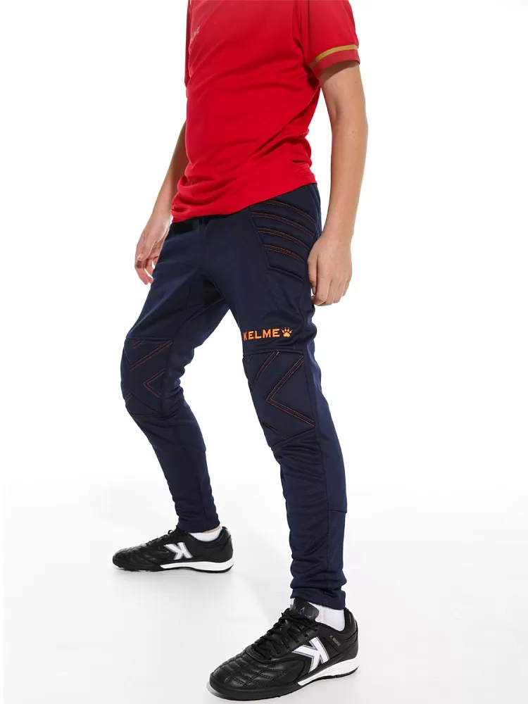 Брюки футбольные Kelme Goalkeeper Pants Kid / K15Z408LC-422 (темно-синий, р.150) — фото 4