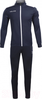 Спортивный костюм детский Kelme Tracksuit / 3773200-424 (р-р 150, темно-синий)