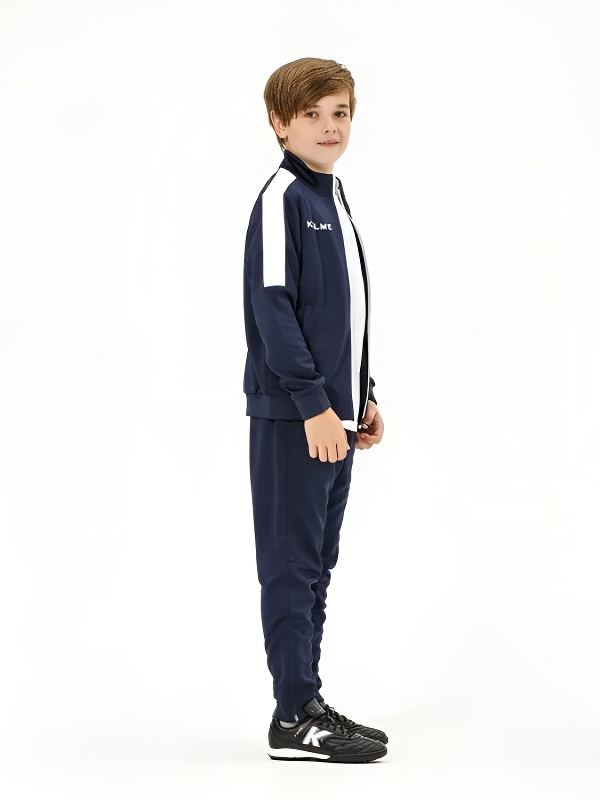 Спортивный костюм детский Kelme Tracksuit / 3773200-424 (р-р 160, темно-синий) — фото 3