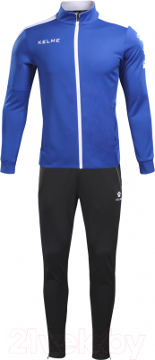 Спортивный костюм детский Kelme Tracksuit / 3773200-409 (р-р 160, синий)