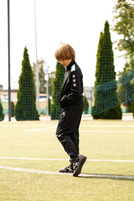 Спортивный костюм детский Kelme Tracksuit / 3773200-003 (р-р 160, черный)
