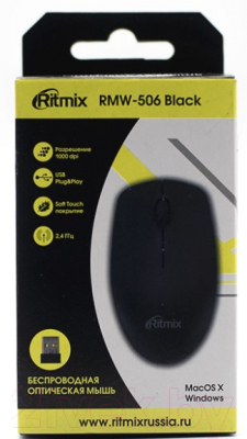 Мышь Ritmix RMW-506 (черный)