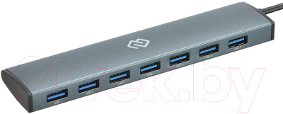 USB-хаб Digma HUB-7U3.0С-UC-G (серый)