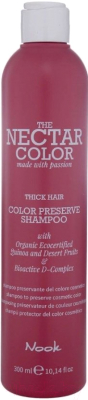 Шампунь для волос Nook The Nectar Color для защиты цвета окрашенных жестких волос (300мл)