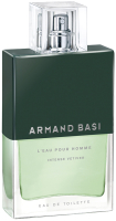 Туалетная вода Armand Basi L'eau Pour Homme Intense Vetiver (75мл) - 