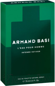 Туалетная вода Armand Basi L'eau Pour Homme Intense Vetiver (75мл)