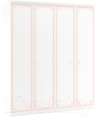 

Шкаф Cilek, Selena Pink 20.70.1003.00 4-х дверный