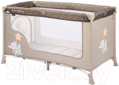 

Кровать-манеж Lorelli, San Remo 1 Beige Elephant / 10080502071