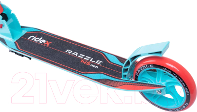 Самокат городской Ridex Razzle (голубой/оранжевый)
