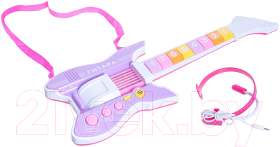 Музыкальная игрушка Bondibon Электрогитара с микрофоном / ВВ4396