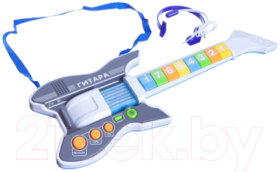 Музыкальная игрушка Bondibon Электрогитара с микрофоном / ВВ4397