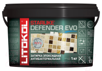 Фуга Litokol Эпоксидная Starlike Defender Evo S.320 (1кг, лазурный) - 