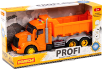 Самосвал игрушечный Полесье Профи / 86297 (инерционный, оранжевый) - 