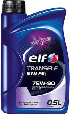 Трансмиссионное масло Elf Tranself SYN FE 75W90 / 195286 (500мл)