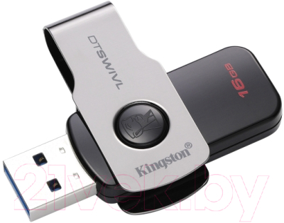 Usb flash накопитель Kingston Data Traveler SWIVL USB3.0 16GB (DTSWIVL/16GB)