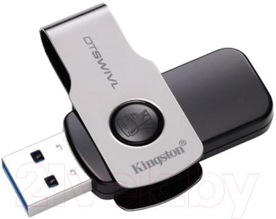 Usb flash накопитель Kingston Data Traveler SWIVL USB3.0 128Gb (DTSWIVL/128GB)
