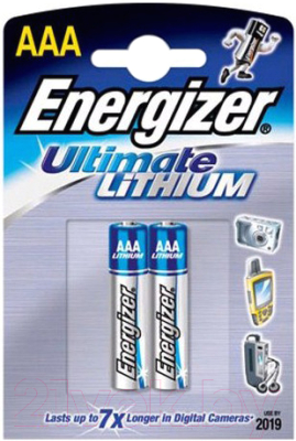 Комплект батареек Energizer Ultim Lith FR03 (2 шт)
