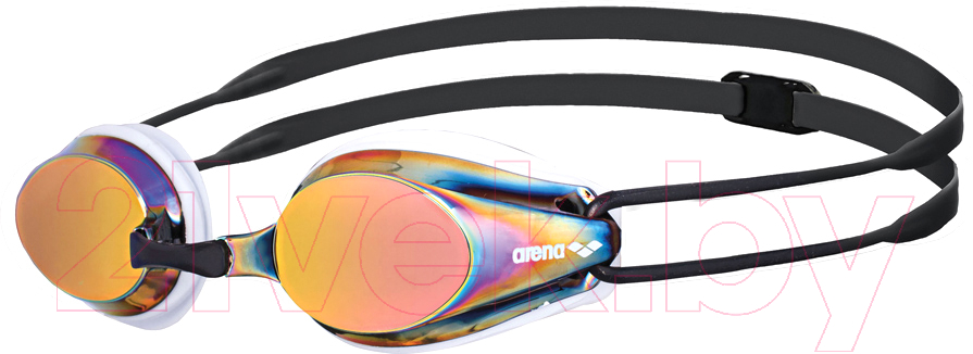 Очки для плавания ARENA Tracks Mirror / 92370 34 (White/Redrevo/Black)