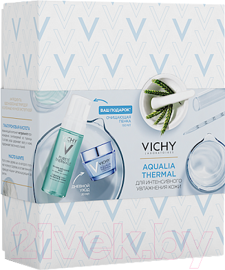Набор косметики для лица Vichy Aqualia Thermal крем 50мл + пенка очищающая 150мл