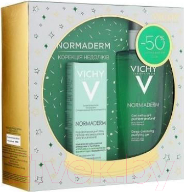 Набор косметики для лица Vichy Normaderm Глобал крем 50мл + гель 200мл