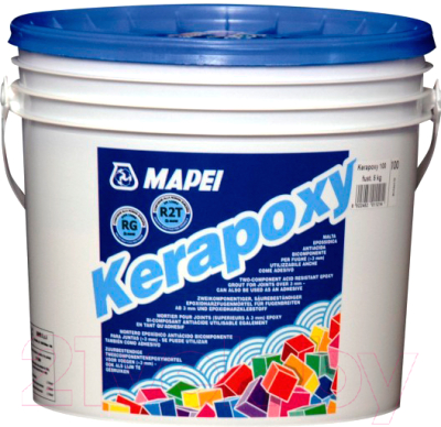Фуга Mapei Эпоксидная Kerapoxy N114 (2кг, антрацит)