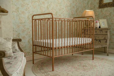 Детская кроватка Polini Kids Vintage 110 (бронзовый)
