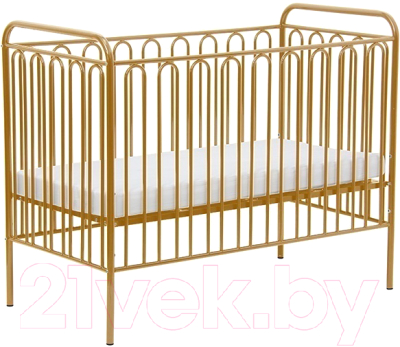 Детская кроватка Polini Kids Vintage 150 (золото)