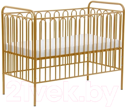 Детская кроватка Polini Kids Vintage 150 (золото)