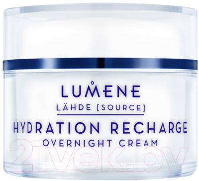 Крем для лица Lumene Lähde Hydration Recharge Overnight ночной (50мл)
