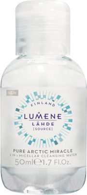 Мицеллярная вода Lumene Pure Arctic Miracle 3 в 1 (50мл)