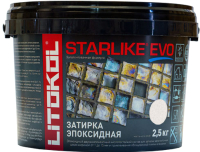 Фуга Litokol Эпоксидная Starlike Evo S.200 (2.5кг, слоновая кость) - 