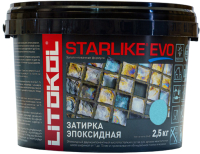 Фуга Litokol Эпоксидная Starlike Evo S.320 (2.5кг, голубой карибский) - 