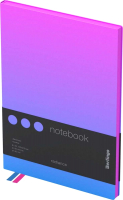 Записная книжка Berlingo Radiance А5 NB0 93502 (80л, розовый/голубой градиент) - 