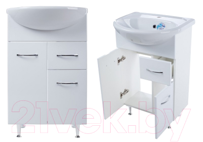Купить Тумба с умывальником Tivoli Сити 55 / 462317 в Минске