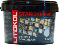 Фуга Litokol Эпоксидная Starlike Evo S.310 (2.5кг, серо-голубой) - 