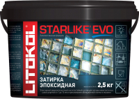 Фуга Litokol Эпоксидная Starlike Evo S.420 (2.5кг, зеленая трава) - 