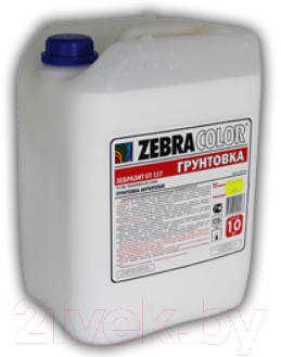 

Грунтовка Zebracolor, Зебразит GT 117 K