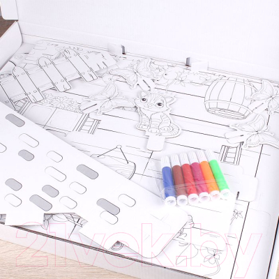 Детский игровой домик Darvish Домик-раскраска / DV-T-1680