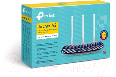 Беспроводной маршрутизатор TP-Link Archer A2 (AC750, 5xLAN)
