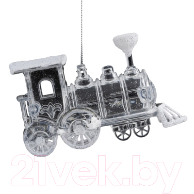 

Елочная игрушка Erich Krause, Белый;серебристый;прозрачный, Decor Паровоз / 45252