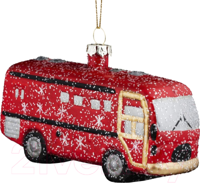 

Елочная игрушка Erich Krause, Красный, Decor Автобус / 44544