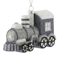 

Елочная игрушка, Decor Паровоз серебряный / 45822