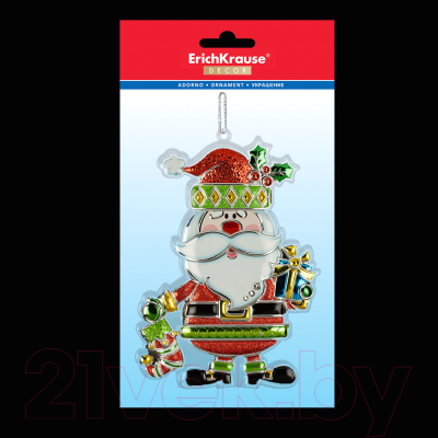 Елочная игрушка Erich Krause Decor Санта с подарочком / 47669