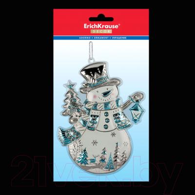 Елочная игрушка Erich Krause Decor Снеговик ледяной / 47677