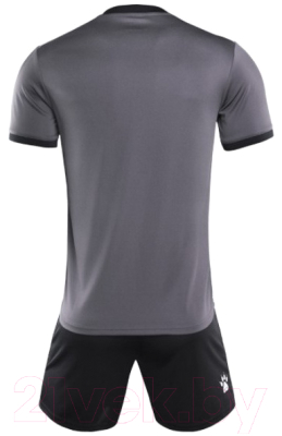 Футбольная форма Kelme Short Sleeve Football Uniform / 3801098-201 (2XL, темно-серый)